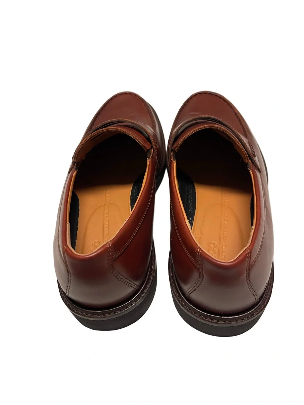 ECCO Men's Penny Loafers - Brown Leather Excellent Condition  Sz 11-11.5 (45)